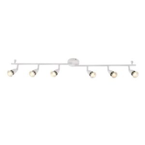 SAXBY AMALFI WHITE 6 LIGHT BAR SPOT
