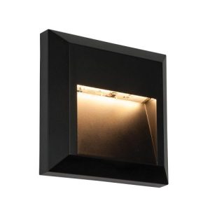 SAXBY SEVERUS 1W WARM WHI.SQUARE BLK