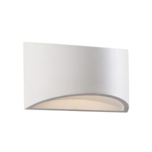 SAXBY TOKO 3W W/W 200MM UP/DOWN PLASTER WALL LIGHT