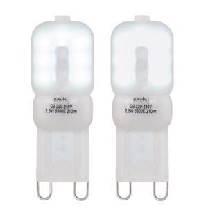 G9 LED SMD DIMMABLE 6500K TWIN PACK