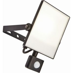 SAXBY SCIMITAR PIR BLACK IP44 30W