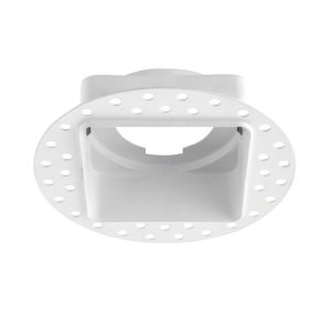 SAXBY WHITE SQUARE TRIMLESS BEZEL