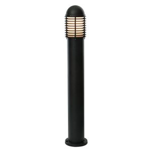 SAXBY LOUVRE H.1000MM M/BLK OPAL BOLLARD