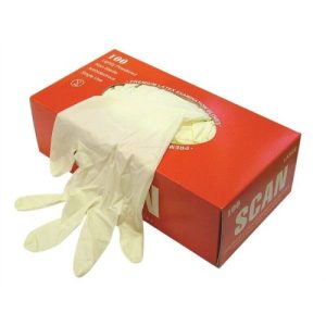 SCAN VINYL LARGE GLOVES (BOX.100)