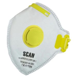 SCAN FOLD FLAT VALVED DISP MASK FP1 (PK3)