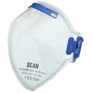 SCAN FOLD FLAT DISPOSABLE MASK PK3