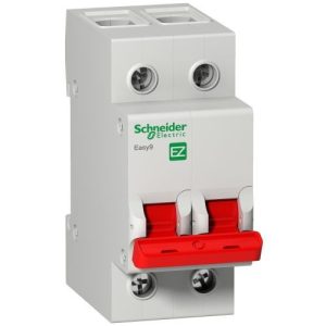 SCHNEIDER EASY 9 100A 400V DOUBLE POLE ISOLATOR SWITCH
