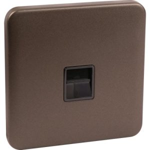 SCHNEIDER LISSE SCREWLESS MOCHA BRONZE BT SLAVE SOCKET