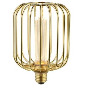 SEARCHLIGHT DRUM LAMP - GOLD METAL E27
