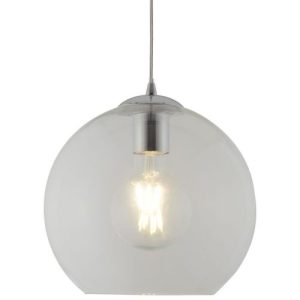 SEARCHLIGHT BALLS CEILING PENDANT - CHROME & GLASS