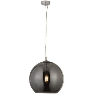 SEARCHLIGHT BALLS CEILING PENDANT - CHROME & SMOKED GLASS