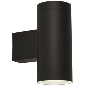 SEARCHLIGHT ROCHESTER 2LT OUTDOOR LIGHT-DUSK TILL DAWN SENSOR,BLACK,IP44