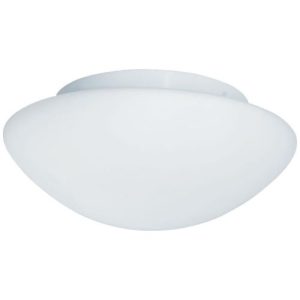 SEARCHLIGHT TOKYO BATHROOM CEILING LIGHT - METAL & OPAL GLASS, IP44