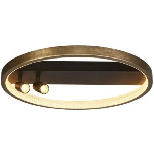 SEARCHLIGHT GRACE FLUSH - BLACK & GOLD METAL