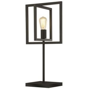 SEARCHLIGHT PLAZA TABLE LAMP - MATT BLACK METAL