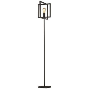 SEARCHLIGHT PLAZA FLOOR LAMP - MATT BLACK METAL