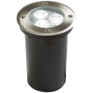 SEARCHLIGHT WALKOVER LED INDOOR/OUTDOOR RECESSED-STAINLESS STEEL & WHITE