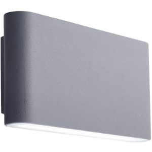 SEARCHLIGHT MAPLES LED OUTDOOR WALL LIGHT - GREY & FROSTED DIFFUSER,IP44