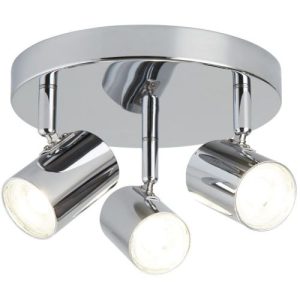 SEARCHLIGHT ROLLO 3LT ROUND SPOTLIGHT - CHROME
