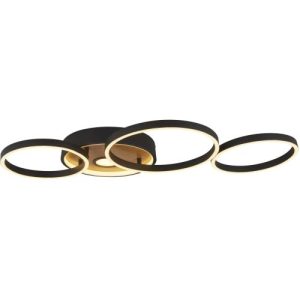 SEARCHLIGHT CURIO FLUSH - BLACK METAL & WOOD