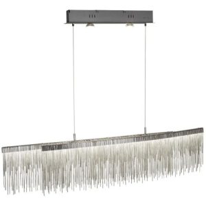 SEARCHLIGHT MEMPHIS LED BAR - SATIN SILVER, LINK WATERFALL DRESSING