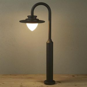 SEARCHLIGHT TEXAS 800MM 8W 3000K BOLLARD, GRAPHITE