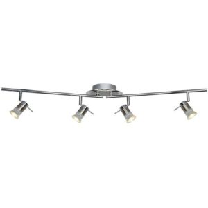 SEARCHLIGHT ARIES 4LT LED BATHROOM SPOTLIGHT- CHROME, SATIN SILVER, IP44