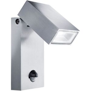 SEARCHLIGHT METRO LED OUTDOOR WALL LIGHT WITH PIR SENSOR- ALUMINIUM,IP44