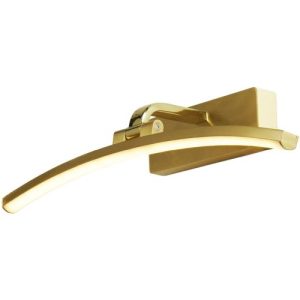 SEARCHLIGHT SANTORINI PICTURE LIGHT - SATIN BRASS & BRUSHED METAL