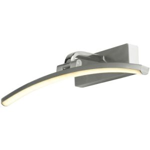 SEARCHLIGHT SANTORINI PICTURE LIGHT - SATIN SILVER & POLISHED CHROME