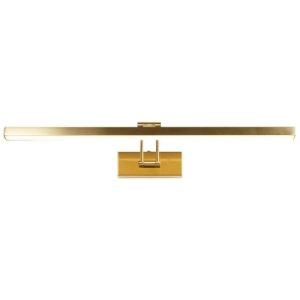 SEARCHLIGHT RHODES PICTURE LIGHT - SATIN BRASS METAL