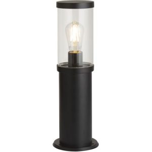 SEARCHLIGHT BAKERLOO OUTDOOR POST - BLACK METAL & POLYCARBONATE