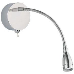 SEARCHLIGHT FLEXY LED ADJUSTABLE WALL LIGHT - CHROME
