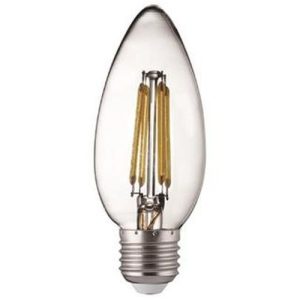 SEARCHLIGHT PACK 10 E27 LED FILAMENT CANDLE LAMP - 6W, 540LM, WARM WHITE