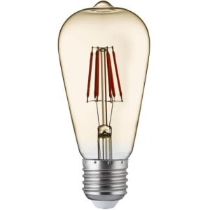 SEARCHLIGHT PACK 5 LED LAMPS  - DIMMABLE LED FILAMENT SQUIRREL LAMP, AMB