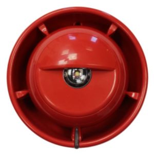 SMARTCELL WALL SOUNDER BEACON RED BODY WHITE FLASH