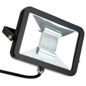 LED 20W=160L SLIM FLOODLIGHT BLACK 3000K