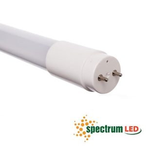 SPECTRUM 2FT 10W 900L 3000K WW GLASS LED TUBE WITH STARTER