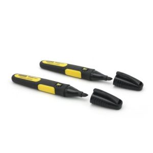 STANLEY CHISEL TIP MARKER PENS (PK.2)