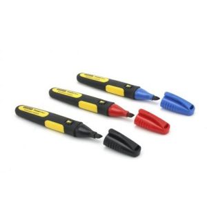 STANLEY 3PK CHISEL TIP MARKERS