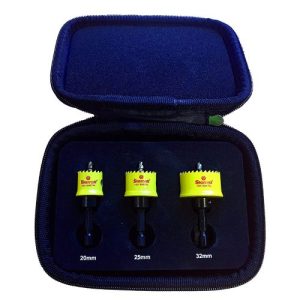STARRETT 3PC METAL HOLESAW SET (20,25&32MM)