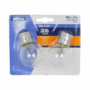 STATUS SGB18BC 18W=23W BC HALOGEN ROUND PK2