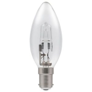 STATUS SC28SBC 28W=37W SBC HALOGEN CANDLE PK2