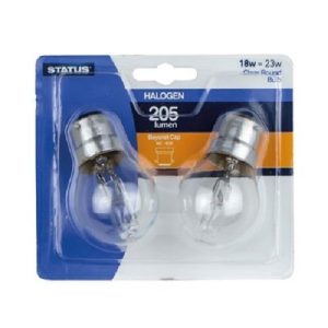 STATUS SBG42ES 42W=55W ES HALOGEN GOLFBALL PK2