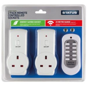 STATUS 2PK 13A REMOTE CONTROLLED SKT + REMOTE