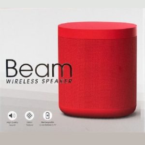 BEAM RED WIRELESS RECHARGEABLE SPEAKER