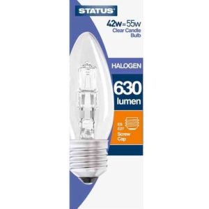 STATUS 42W=55W=630L CANDLE ES CL ECO-HALOGEN