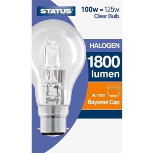 STATUS 100=130W=1900L GLS BC CL ECO-HALOGEN