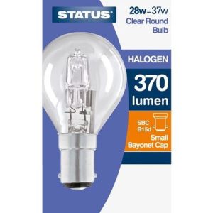 STATUS 28=38W=370L GOLFBALL SBC CL ECO HALOGEN