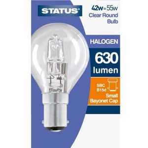 STATUS 42=55W=630L GOLFBALL SBC CL ECO-HALOGEN